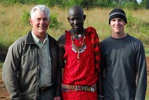 Dan, Jackson and Adam, Africa 2009 